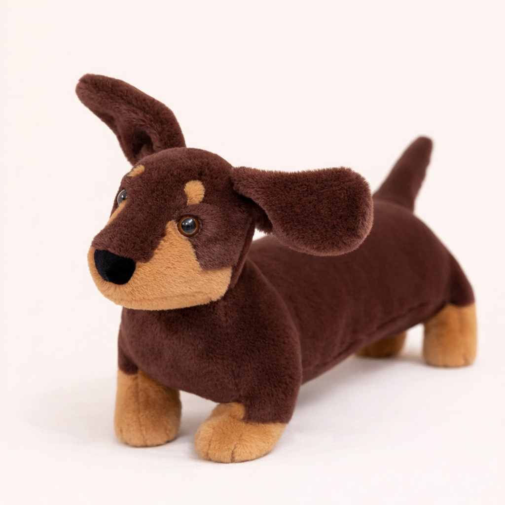 Peluche Teckel Poil Dur