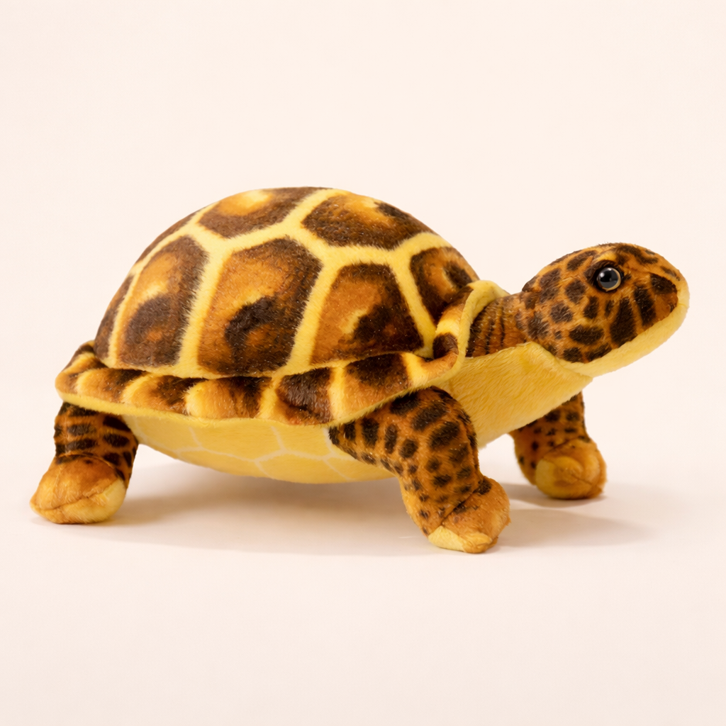 Peluche Tortue Terrestre - Marron