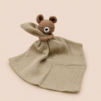 Petit Ours Plat/serviette en Peluche