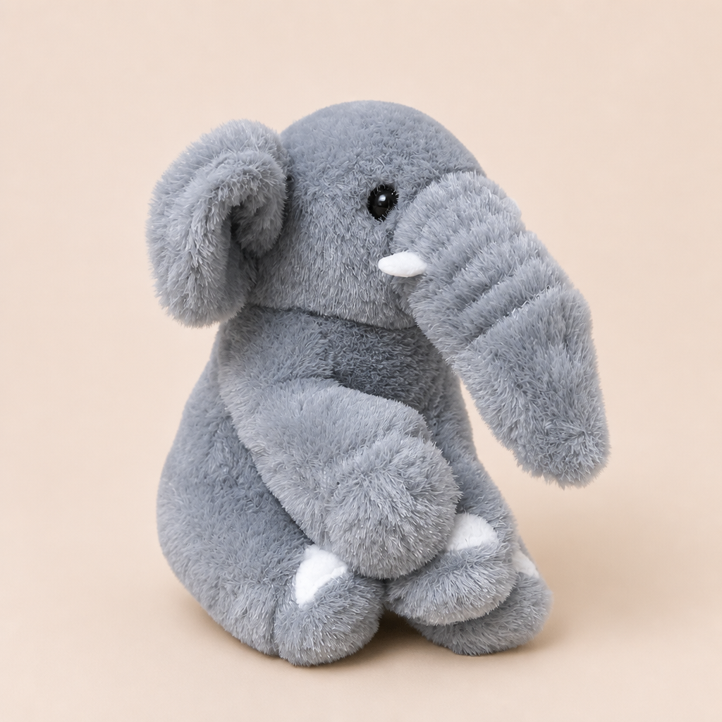 Porte Clé Éléphant en Peluche