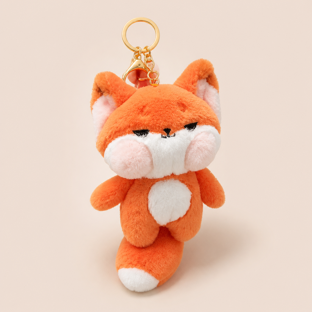 Porte Clé Renard Kawaii