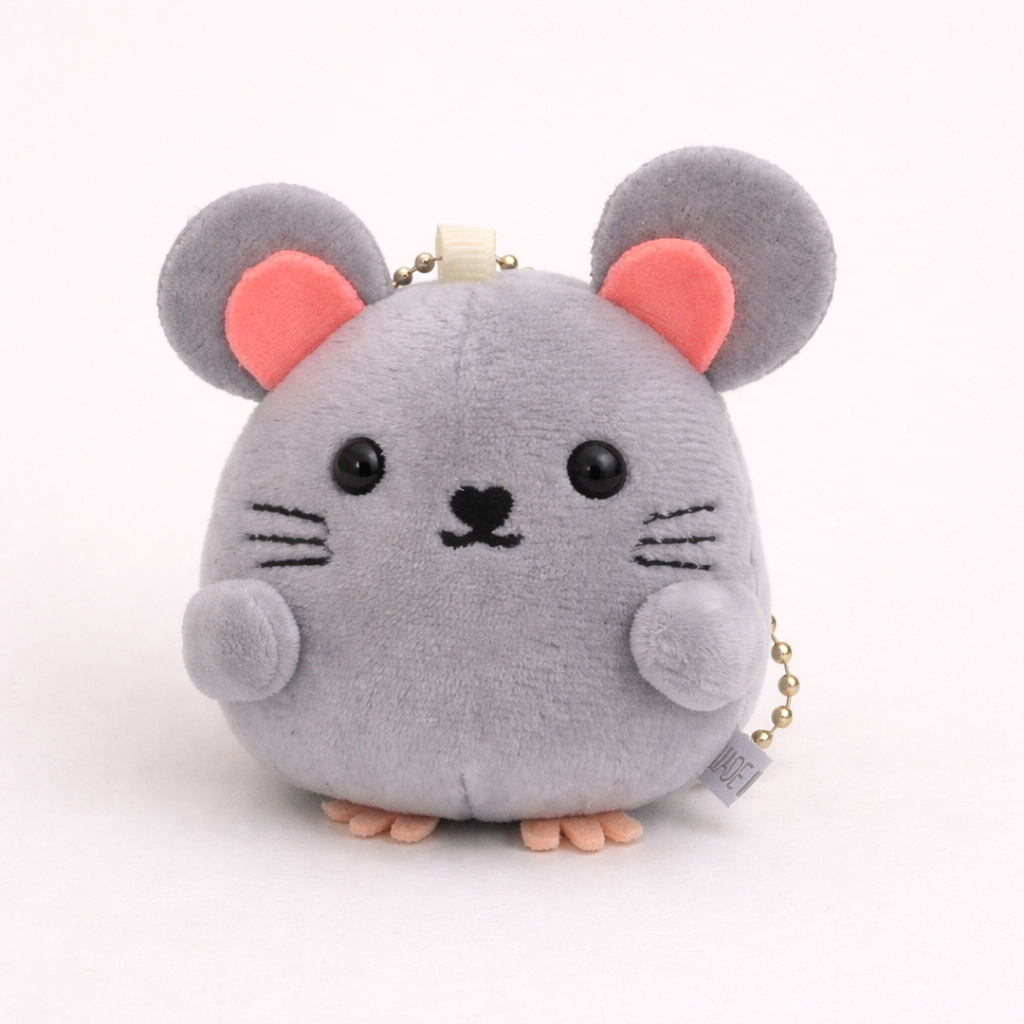 Porte Clé de Souris en Peluche