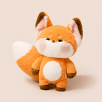 Renard Kawaii Géant en Peluche